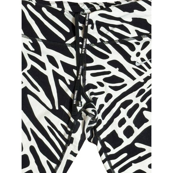 Nike Epic Lux Palm Print White/Black Leggings Dri-FIT Zone Sculpting Pants Sz S - Picture 5 of 13